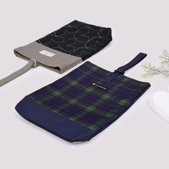 カラフルキャンディスタイルのシューズケース。キルティングの高級感。巾23cmのゆったりサイズで保育園・幼稚園・小学低学年まで使えるシューズバッグです。