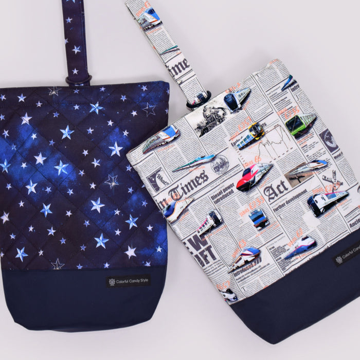 カラフルキャンディスタイルのシューズケース。子供用で、保育園や小学校で必要な上履き入れ。男の子と女の子兼用で入園、入学グッズとして大活躍。