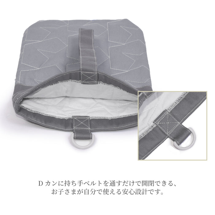 カラフルキャンディスタイルのシューズケース。子供用で、保育園や小学校で必要な上履き入れ。男の子と女の子兼用で入園、入学グッズとして大活躍。