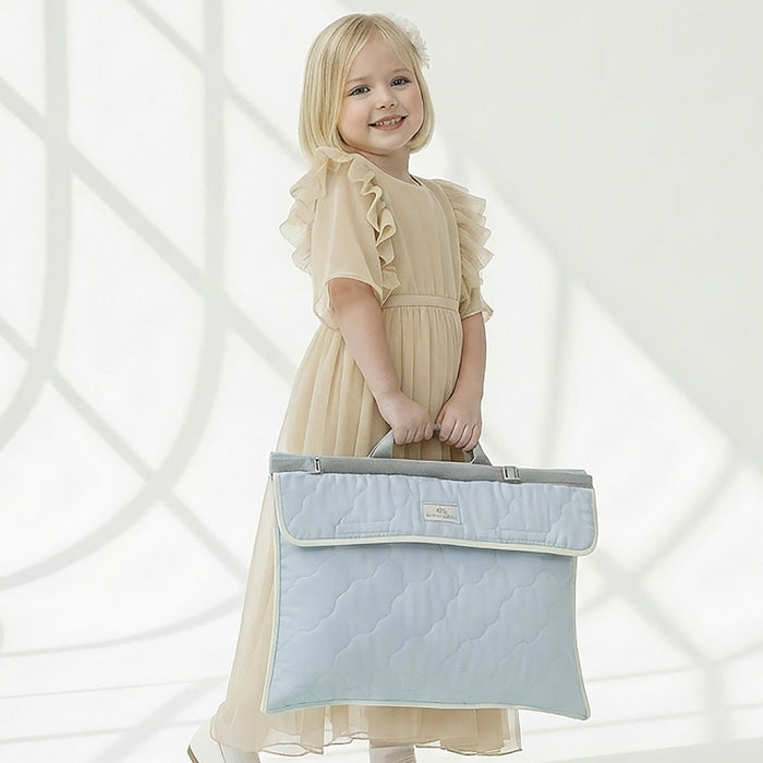 カラフルキャンディスタイルの防災頭巾カバーキルティング。おしゃれで背もたれや座布団にもできるタイプ。男の子と女の子兼用で、小学生に大人気。