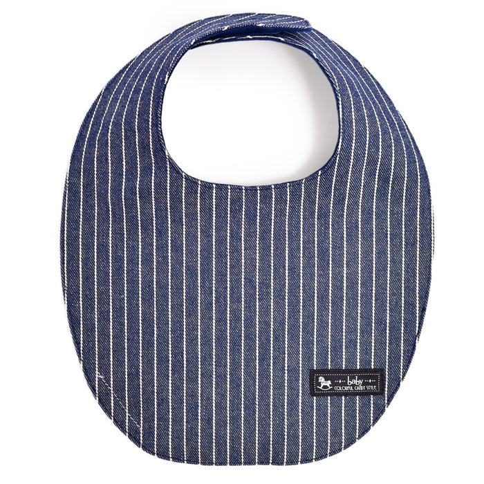 ゆうパケット対応 スタイ 丸型タイプ ピンストライプ・インディゴ