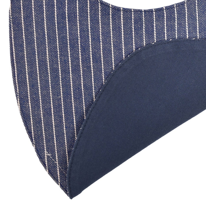ゆうパケット対応 スタイ 丸型タイプ ピンストライプ・インディゴ