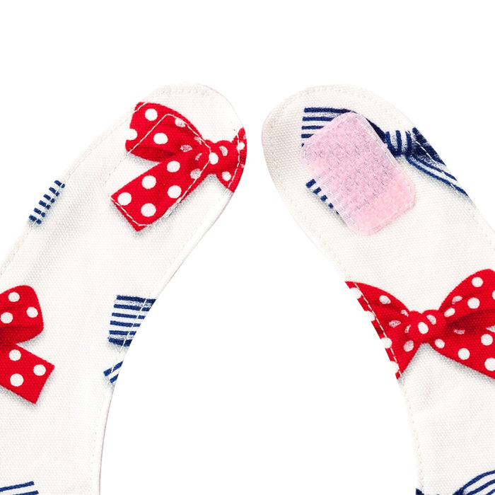 [SALE: 90% OFF] Style Triangle Type Polka Dot and Stripe French Ribbon (Ivory) 