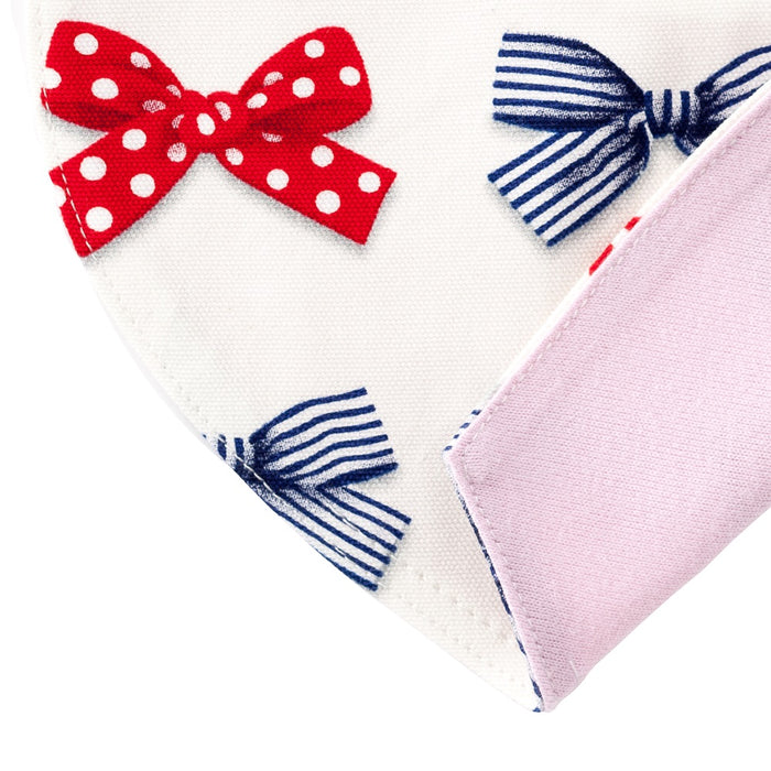 [SALE: 90% OFF] Style Triangle Type Polka Dot and Stripe French Ribbon (Ivory) 