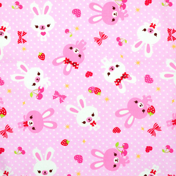 [SALE: 90% OFF] Style triangular type Happy Bunny Friend Bunny (polka dot pink) 