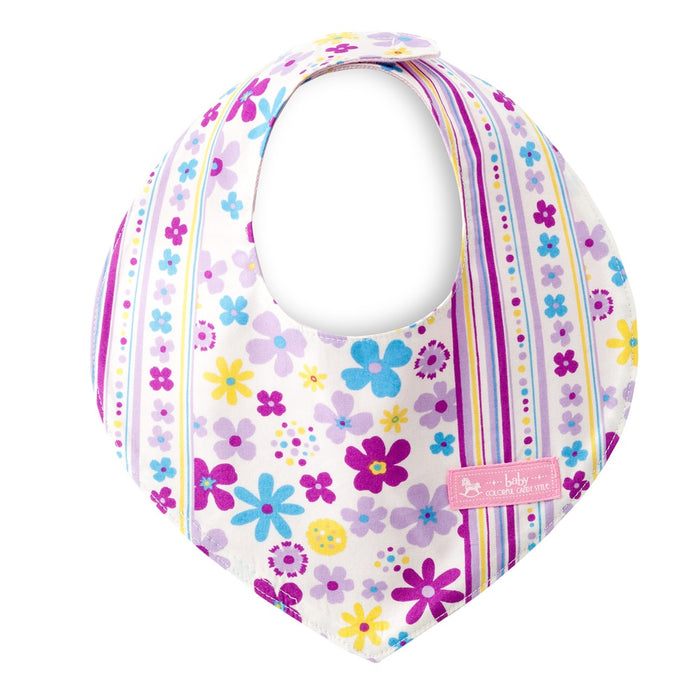 ゆうパケット対応 スタイ 三角タイプ スカンジナビアのフラワーパーク(ブロード地・ラベンダー)