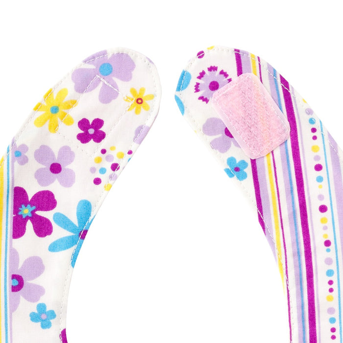 ゆうパケット対応 スタイ 三角タイプ スカンジナビアのフラワーパーク(ブロード地・ラベンダー)