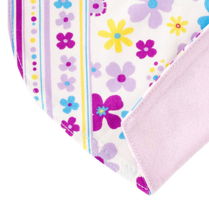 ゆうパケット対応 スタイ 三角タイプ スカンジナビアのフラワーパーク(ブロード地・ラベンダー)