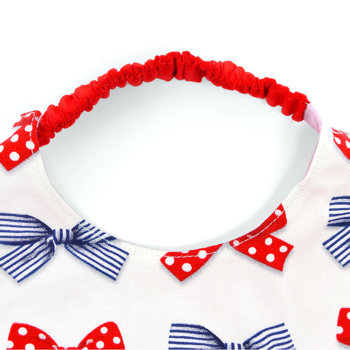 [SALE: 90% OFF] Style Neck Strap Type Polka Dot and Stripe French Ribbon (Ivory) 