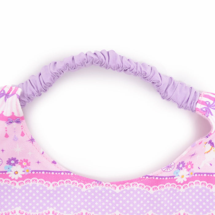 [SALE: 90% OFF] Style neck strap type lace tulle and merry-go-round (pink) 
