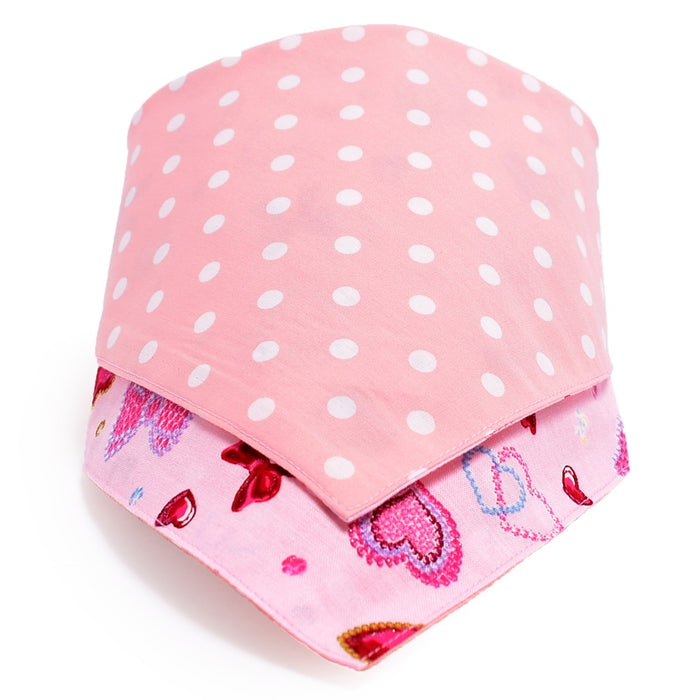 [SALE: 90% OFF] Style Handkerchief Type Heart and Ribbon Twinkle Beauty (Pink) 