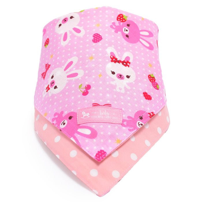 [SALE: 90% OFF] Style Handkerchief Type Happy Bunny Friend Bunny (polka dot pink) 