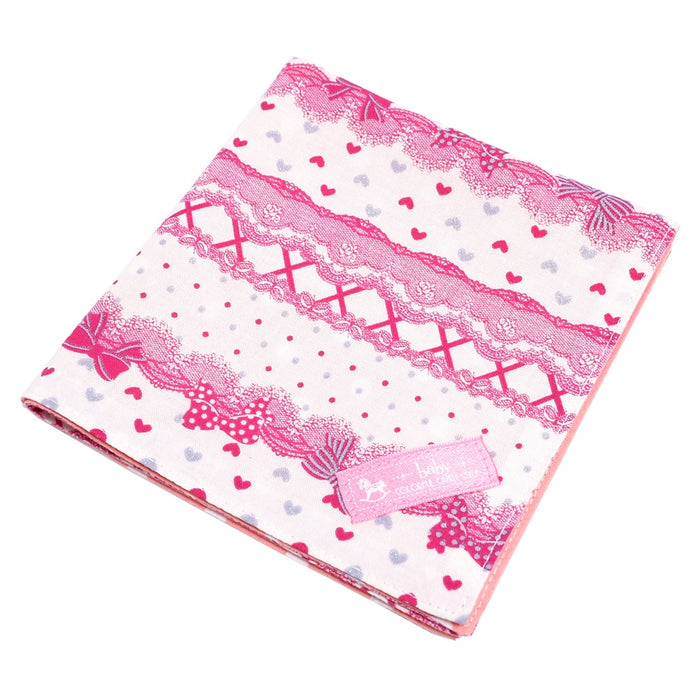 [SALE: 90% OFF] Style Handkerchief Type Pretty cute with ribbon and lace pattern (white) 