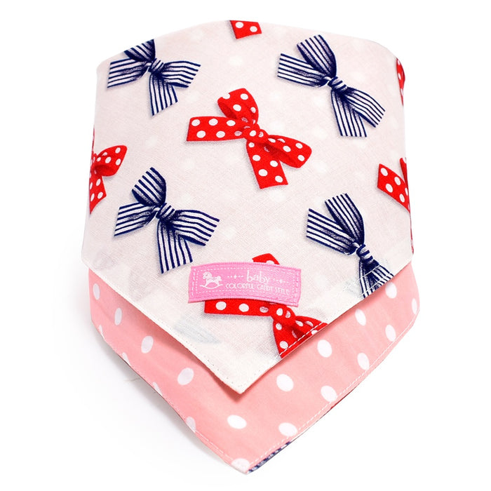 [SALE: 90% OFF] Style Handkerchief Type Polka Dot and Stripe French Ribbon (Ivory) 