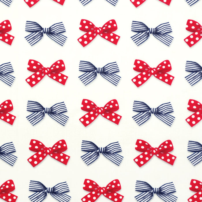 [SALE: 90% OFF] Style Handkerchief Type Polka Dot and Stripe French Ribbon (Ivory) 