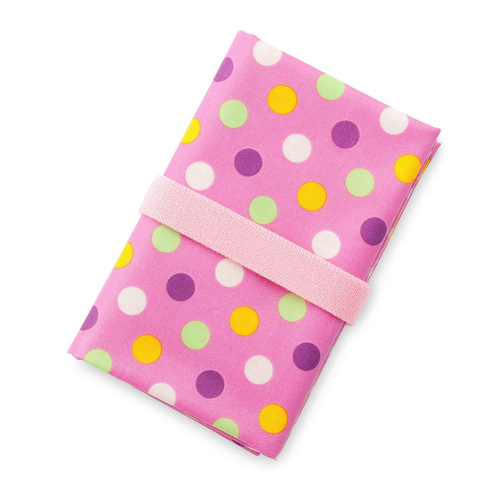 [SALE: 60% OFF] Diaper changing sheet Colorful cute large dots (pink) 