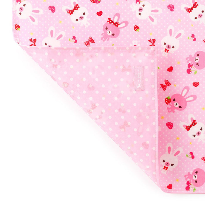 [SALE: 60% OFF] Diaper changing sheet Happy Bunny Good friend Bunny (polka dot pink) 