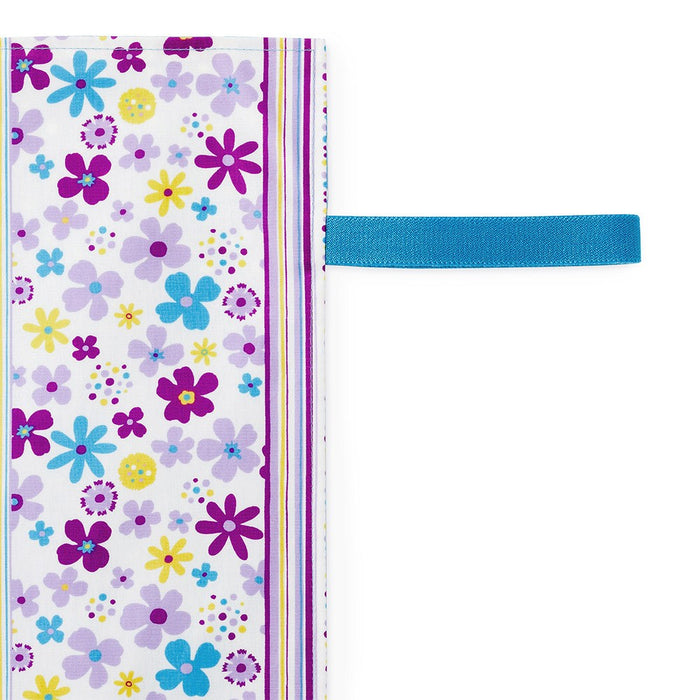 [SALE: 60% OFF] Diaper changing sheet Scandinavian flower park (broad fabric, lavender) 
