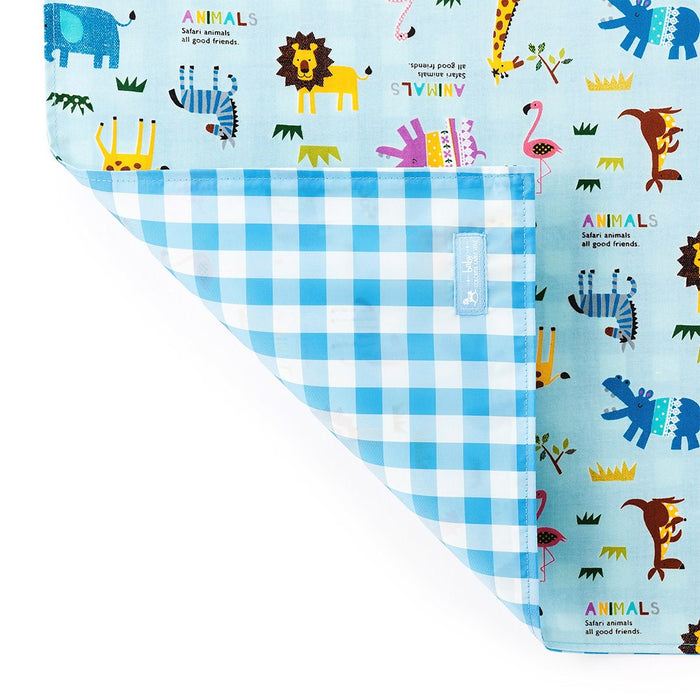 Diaper Changing Sheet Savanna Crossing Animal Parade (Light Blue) 