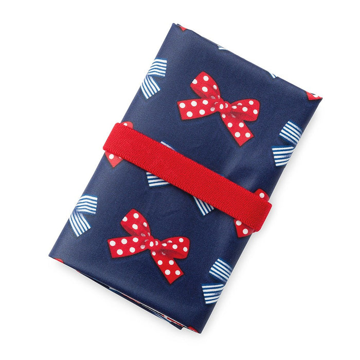 [SALE: 60% OFF] Diaper changing sheet Polka dot and striped French ribbon (Navy) 