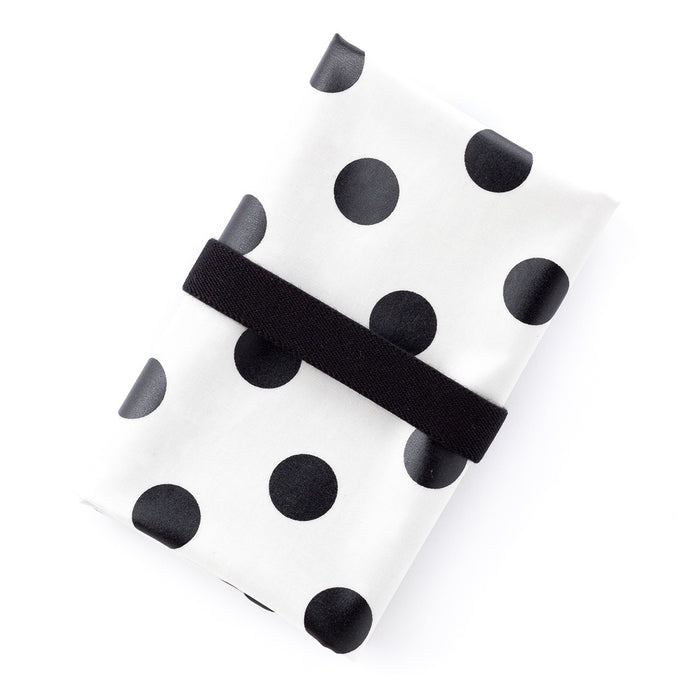 おむつ替えシート polka dot large(broadcloth・white)