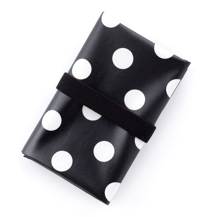 【OUTLET：30%OFF】 おむつ替えシート polka dot large(broadcloth・black)