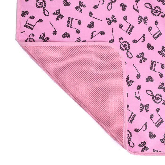 [SALE: 90% OFF] Diaper changing mat Harmony of polka dot notes (pink) 