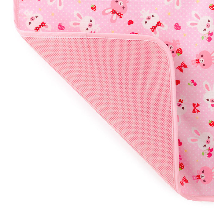 [SALE: 90% OFF] Diaper Changing Mat Happy Bunny Friend Bunny (Polka Dot Pink) 