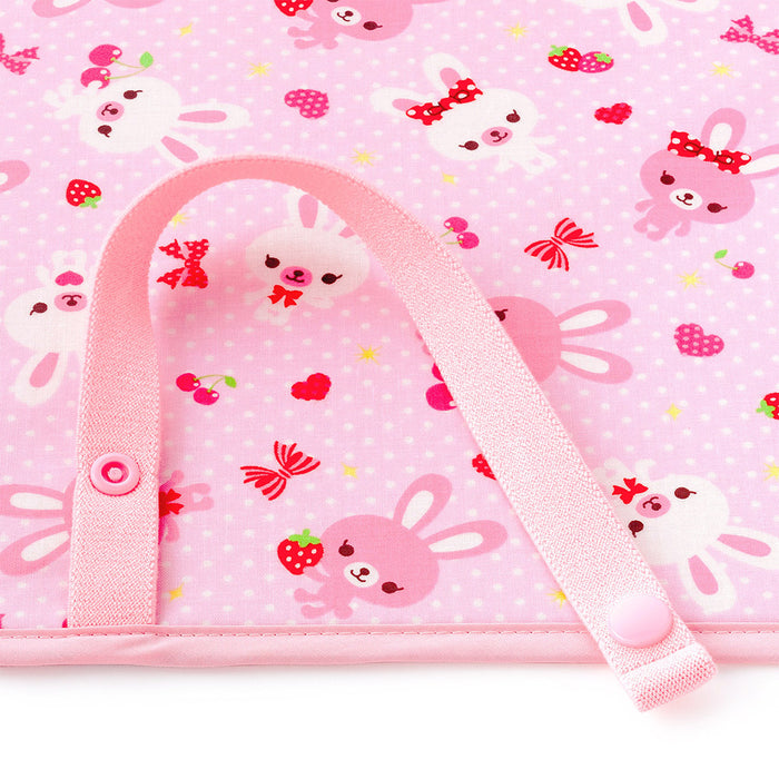 [SALE: 90% OFF] Diaper Changing Mat Happy Bunny Friend Bunny (Polka Dot Pink) 