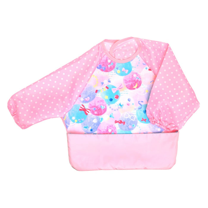 Meal Apron Long Sleeve Type Fluffy Cute Candy Pop 