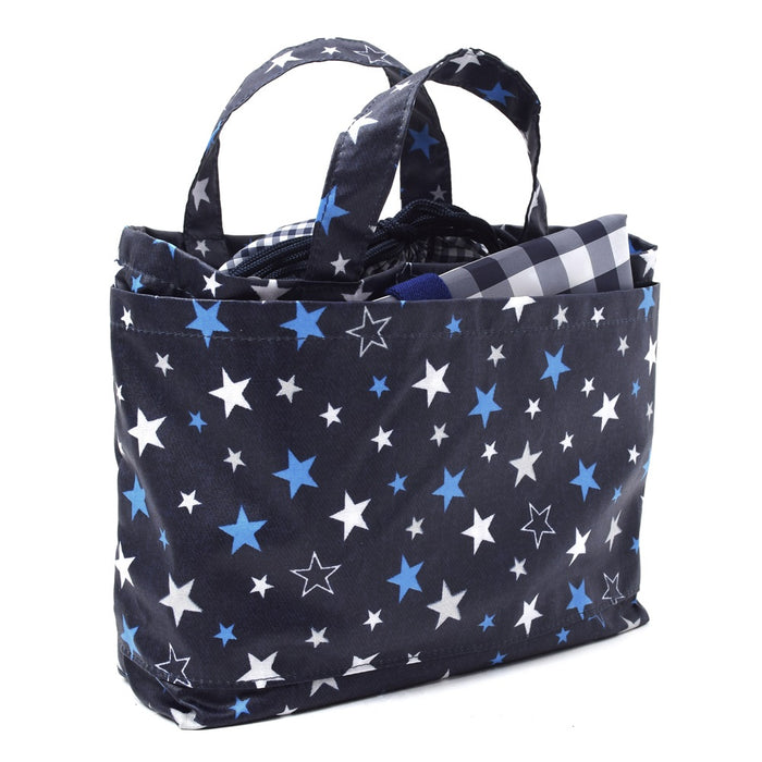 [SALE: 60% OFF] Diaper Pouch M (Drawstring Tote Type) Brilliant Star Navy 