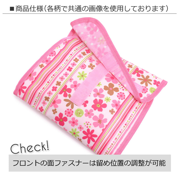 Diaper pouch・S (clutch type) wide stripe(broadcloth・black) 