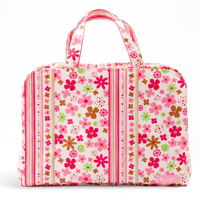 [SALE: 60% OFF] Diaper Pouch L (bag type) Scandinavian Flower Park (broad fabric pink) 