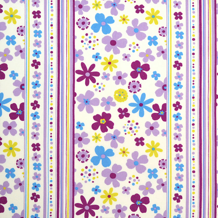[SALE: 60% OFF] Diaper Pouch L (bag type) Scandinavian Flower Park (broad fabric, lavender) 