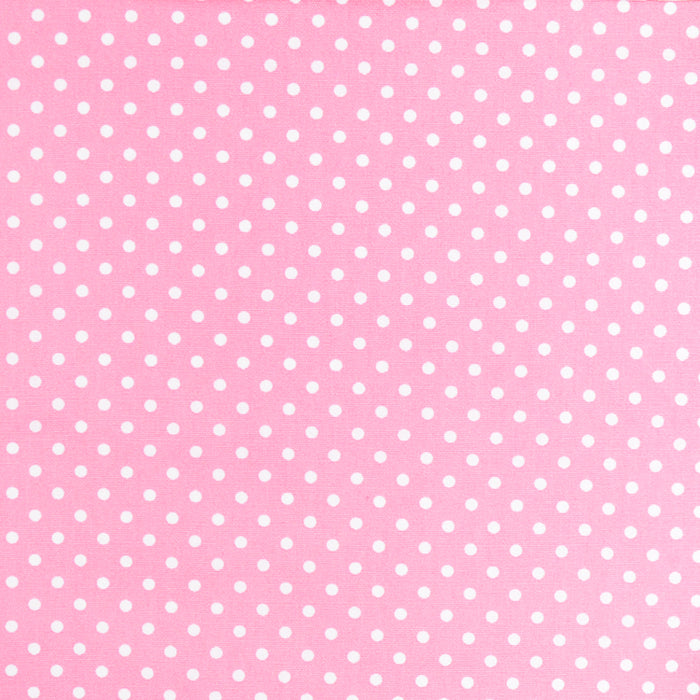 Baby backpack polka dots (white dots on pink background) 