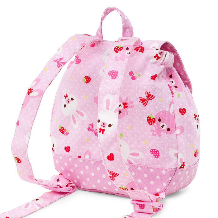 [SALE: 40% OFF] Baby Backpack Happy Bunny Friend Bunny (Polka Dot Pink) 