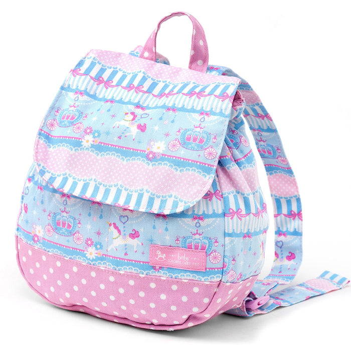 [SALE: 60% OFF] Baby backpack lace tulle and merry-go-round (light blue) 