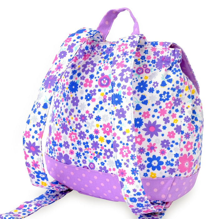 [SALE: 60% OFF] Baby Backpack Flower Pattern Airy Shower (Lavender) 