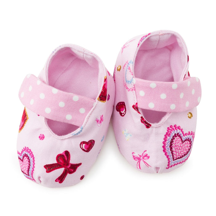 [SALE: 90% OFF] Baby Shoes Heart and Ribbon Twinkle Beauty (Pink)