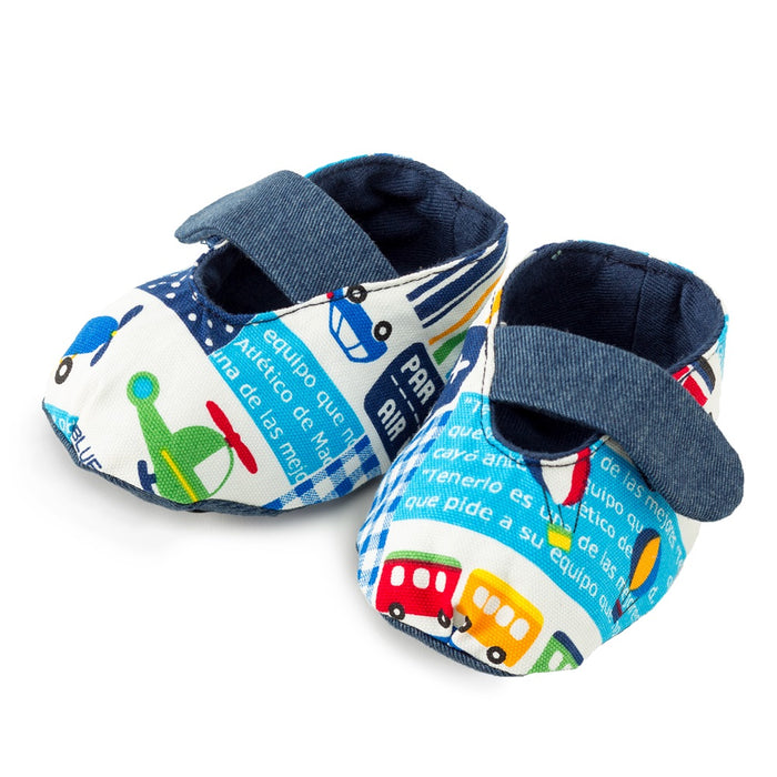 [SALE: 90% OFF] Baby Shoes Happy Travel (Navy) 