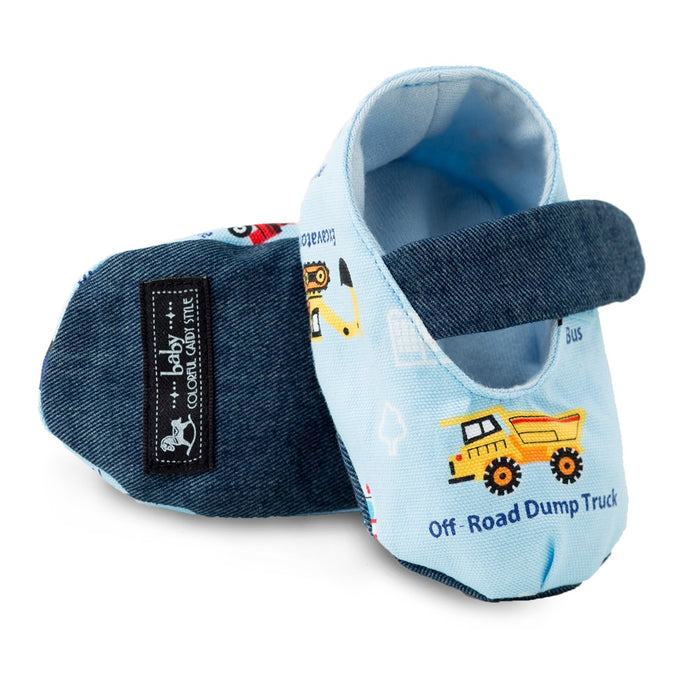 [SALE: 90% OFF] Baby shoes Fully open working car (light blue) 