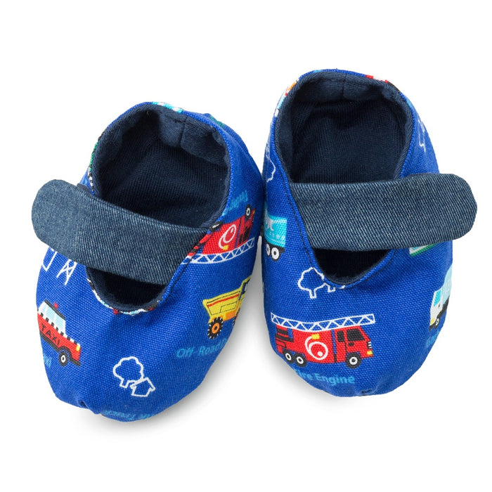 [SALE: 90% OFF] Baby shoes Full throttle working car (royal blue) 