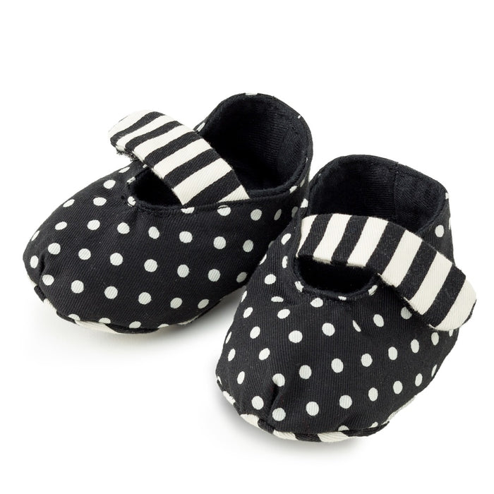 [SALE: 90% OFF] Baby shoes polka dot small (twill・black) 
