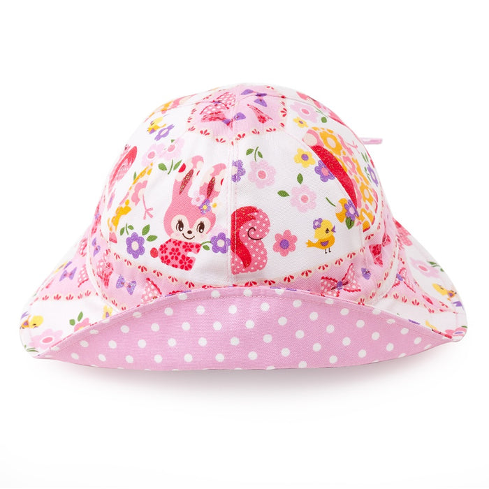 [SALE: 90% OFF] Baby Hat Hat (S size) Flower Lover Pretty Animal Friend (Pink) 