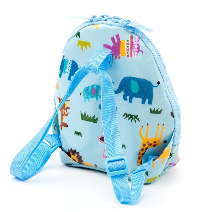 [SALE: 60% OFF] Mag Pouch Backpack Type Savanna Crossing Animal Parade (Light Blue) Glossy Vinyl Coating 