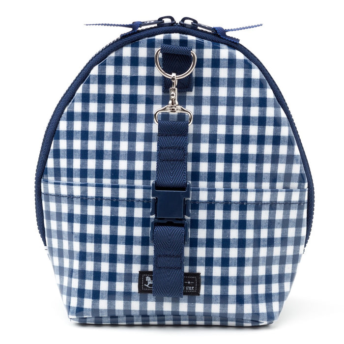 [SALE: 60% OFF] Mag Pouch Backpack Type Check Large/Navy Glossy Vinyl Coating 
