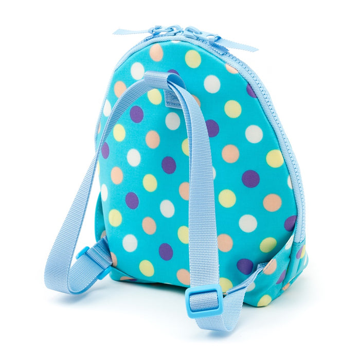 [SALE: 60% OFF] Mag Pouch Backpack Type Colorful Cute Large Dots (Light Blue) Matte Vinyl Coating 