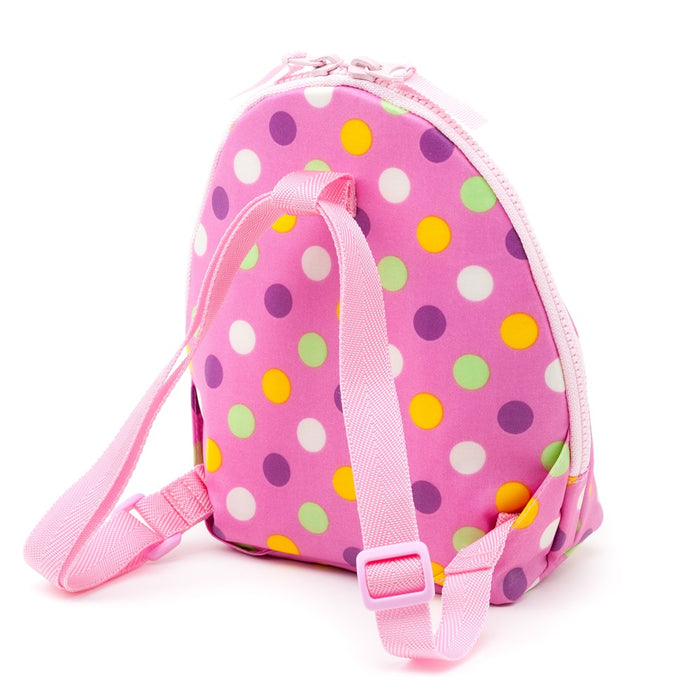 [SALE: 60% OFF] Mag Pouch Backpack Type Colorful Cute Large Dots (Pink) Matte Vinyl Coating 