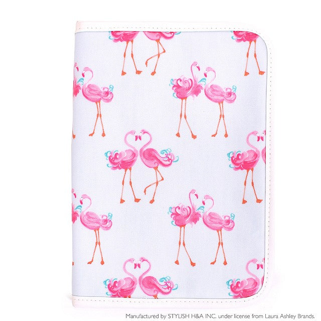 LAURA ASHLEY 母子手帳ケース(ファスナータイプ) Pretty Flamingo — COLORFUL CANDY STYLE