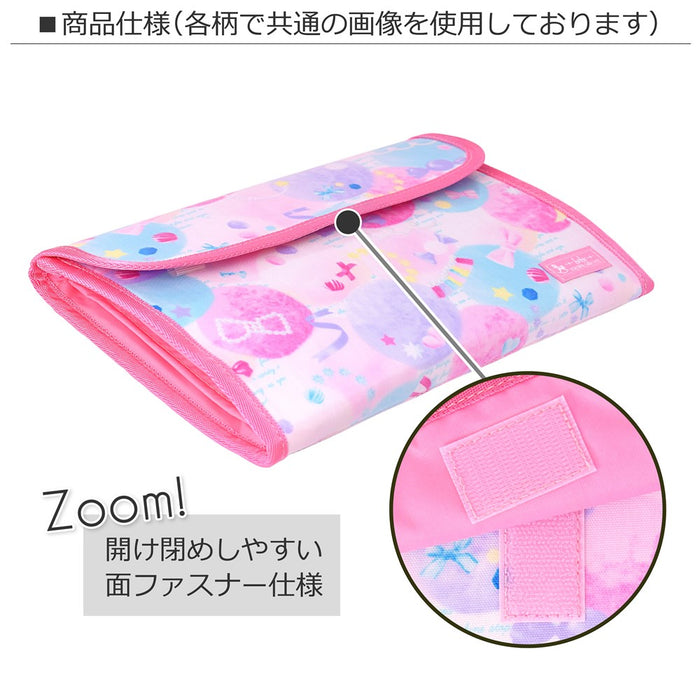 Multi Case/Mother and Child Notebook Case Bellows Type Blue Butterfly 